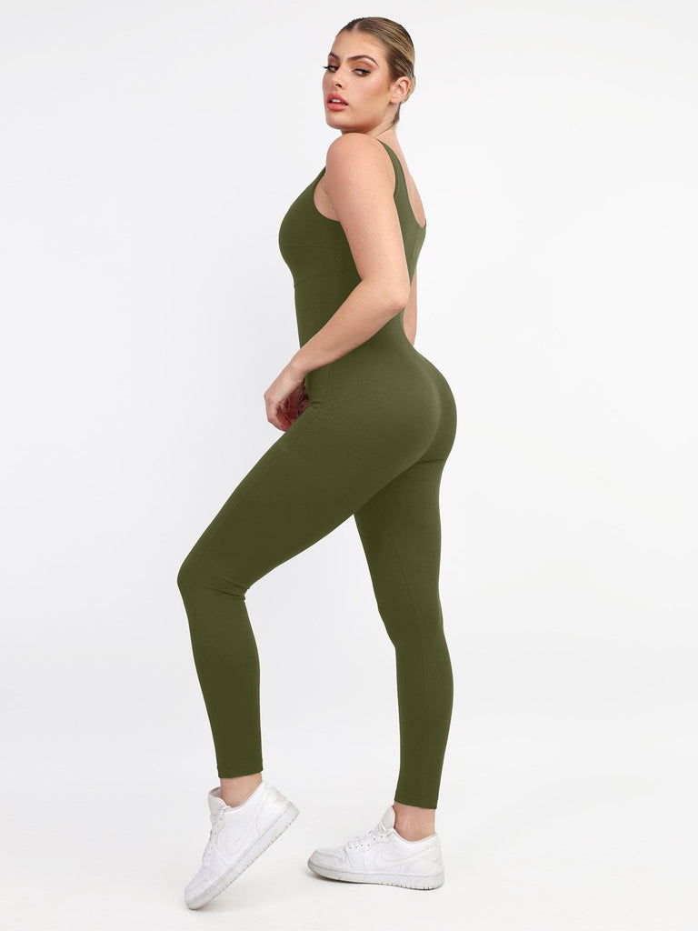 Popilush® Yoga Activewear Sports Jumpsuit The Shapewear Jumpsuit Workout Thigh Slimming