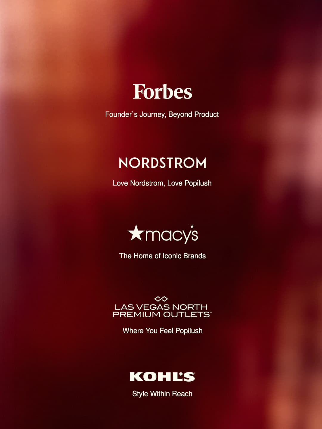 Popilush Macy's Store APP