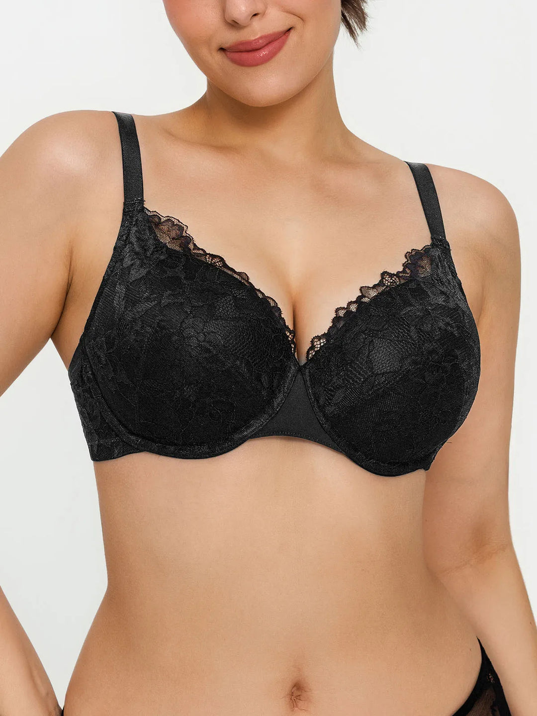 Lace Full-Cup Underwire Comfort Support Bra