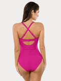 Twist & Shirred Sculpting One-Piece with Removable Straps