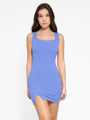 Popilush® Bodycon Summer Dress The Shapewear Dress Wide Straps Mini
