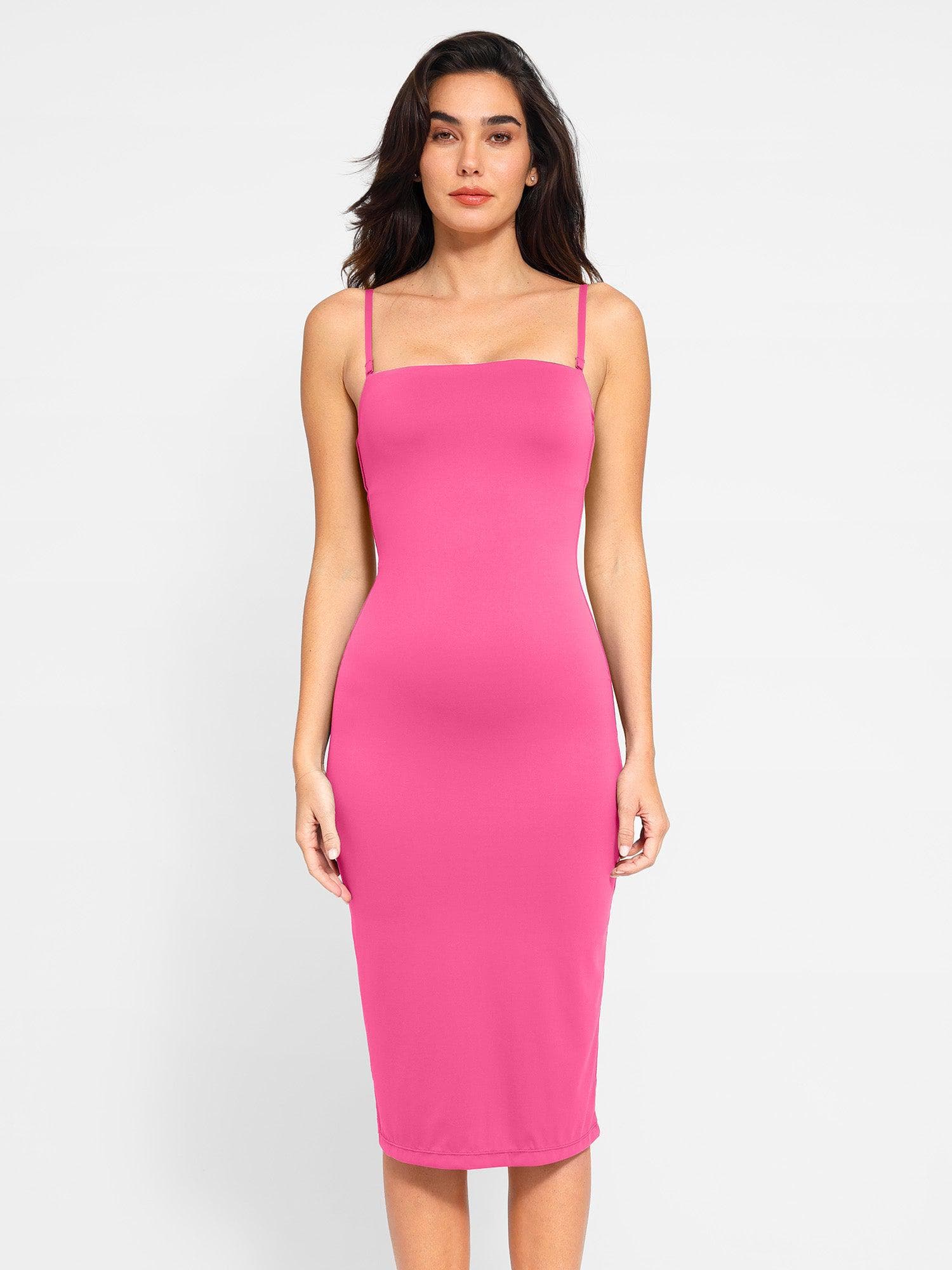 Popilush® Cooling Bodycon Summer Dress Pink / S The Shapewear Dress Bluetag Cooling Tube Maxi