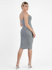 Popilush® Shaping Slip Dress The Shapewear Dress Slip Midi