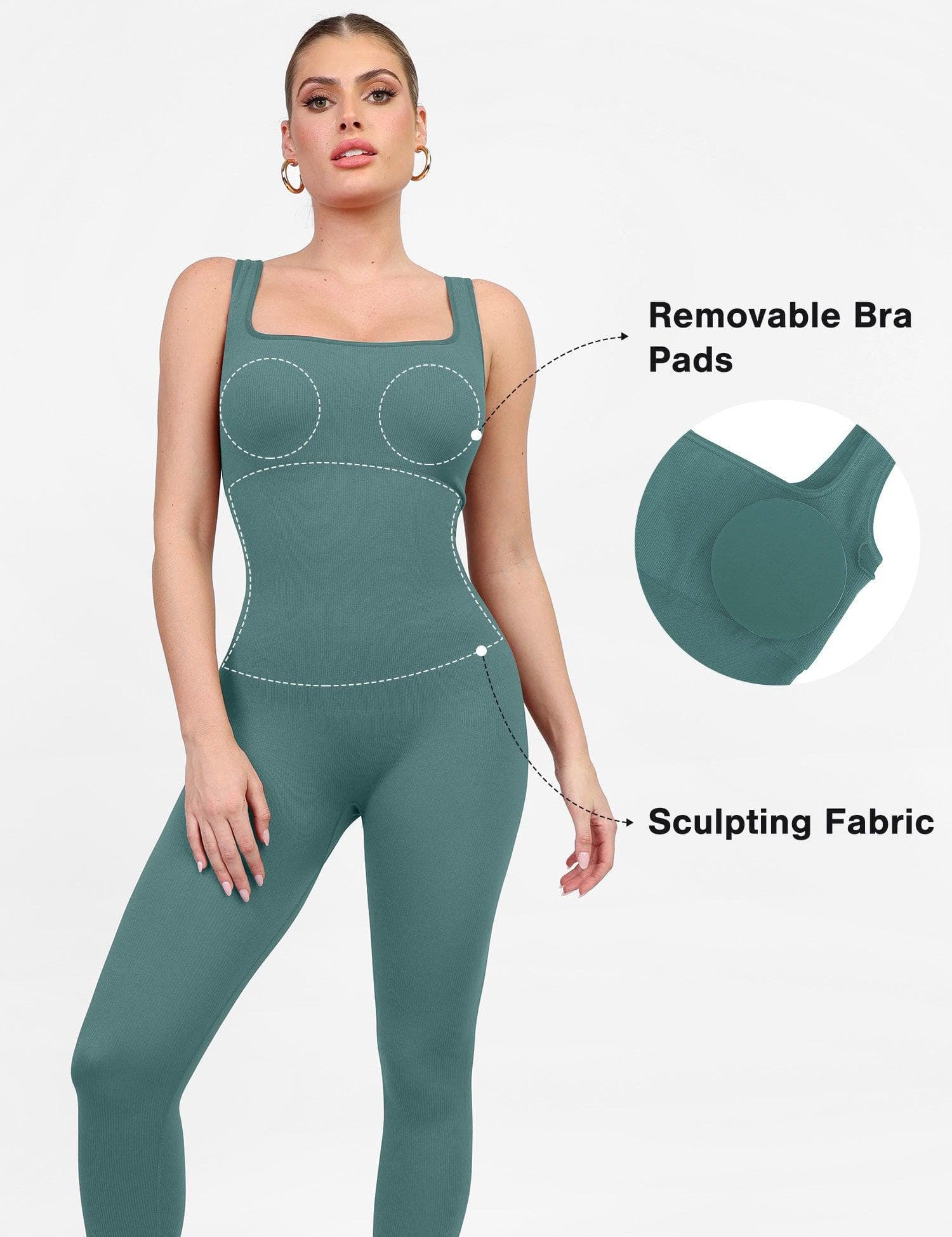 Affiliate Deal The Shapewear Coverall Sport Seamless Square Neck