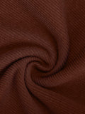 Brown fabric detail, Popilush® jumpsuit material, close up