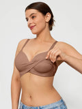 Hide Links Supportive No Underwire Bra Bundle Save -Seamless Wireless Built-in Cups Comfort Smoothing Bra