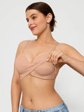 Hide Links Supportive No Underwire Bra Bundle Save -Seamless Wireless Built-in Cups Comfort Smoothing Bra