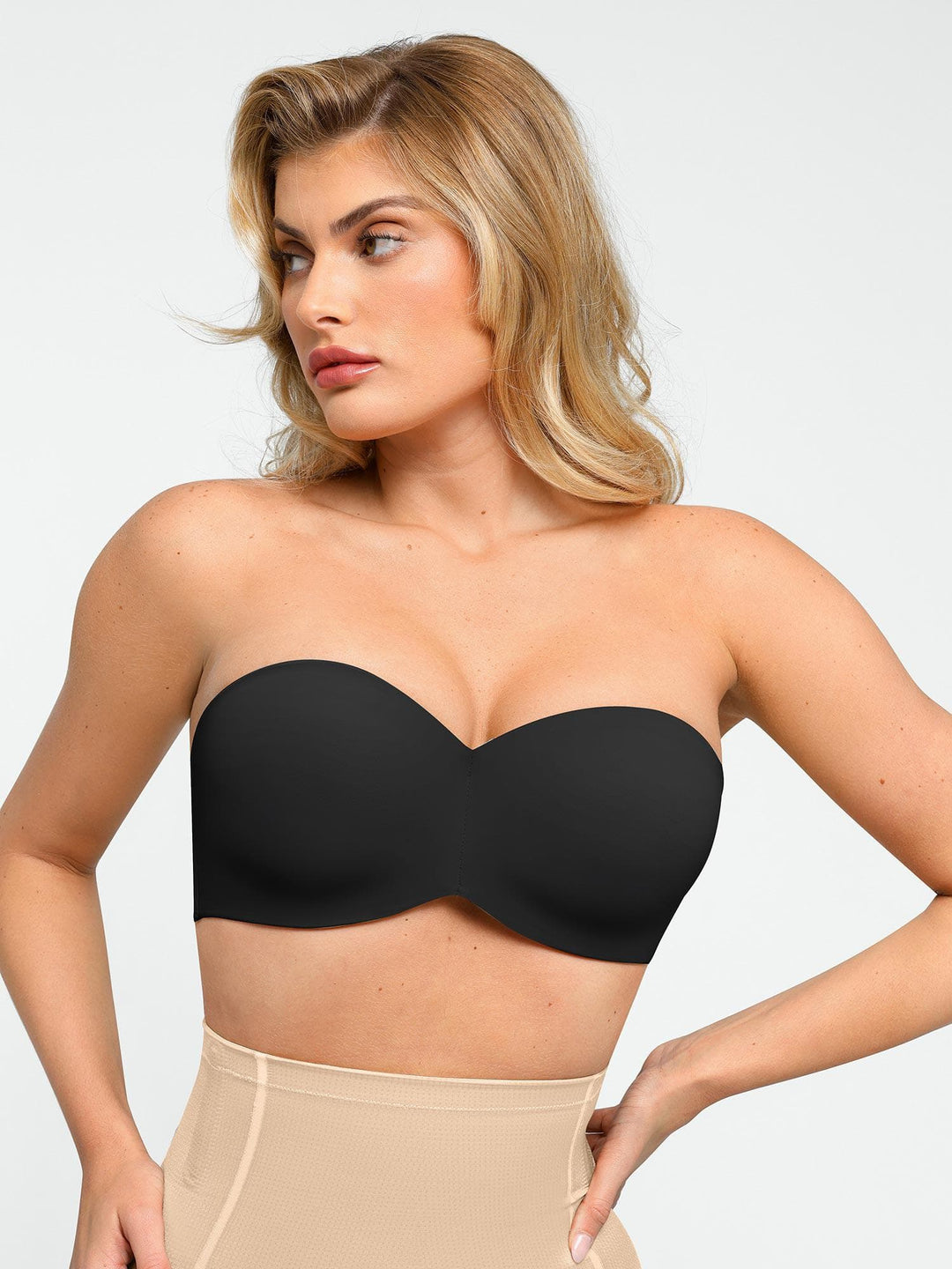 Hide Links Strapless / Black / 36C Seamless Shapewear Bras