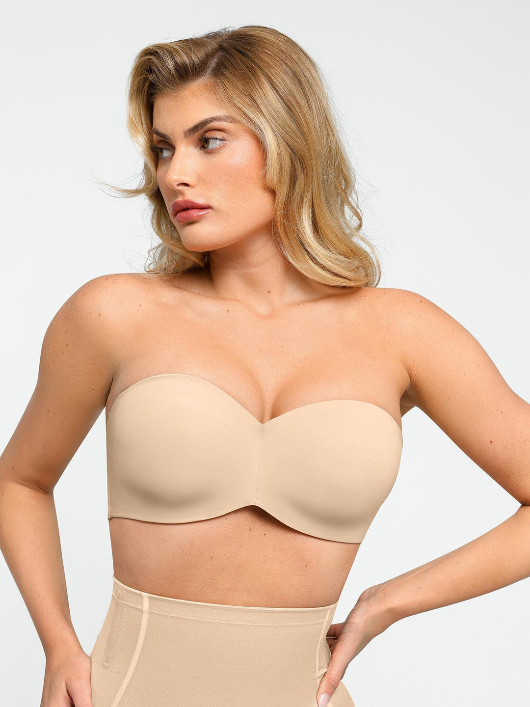 Hide Links Strapless / Skin / 36C Seamless Shapewear Bras