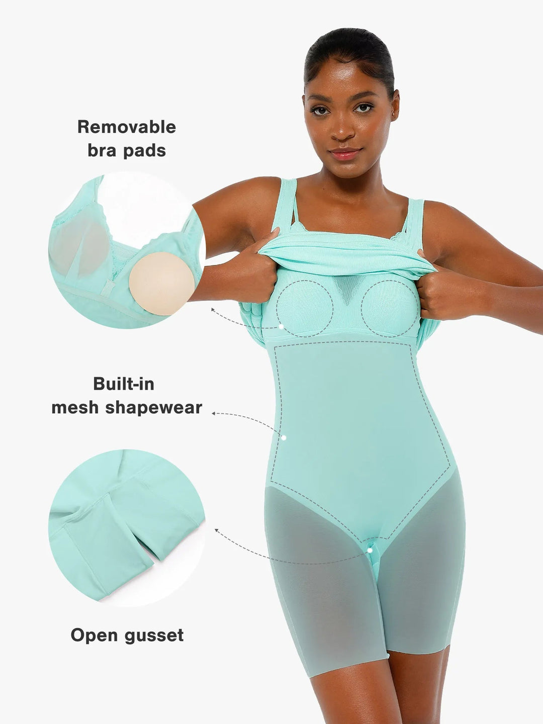 Modal Sculpting Lace Cami Mini Dress | Hourglass Shapewear - Popilush Modal Sculpting Lace Cami Mini Dress | Hourglass Shapewear - Popilush