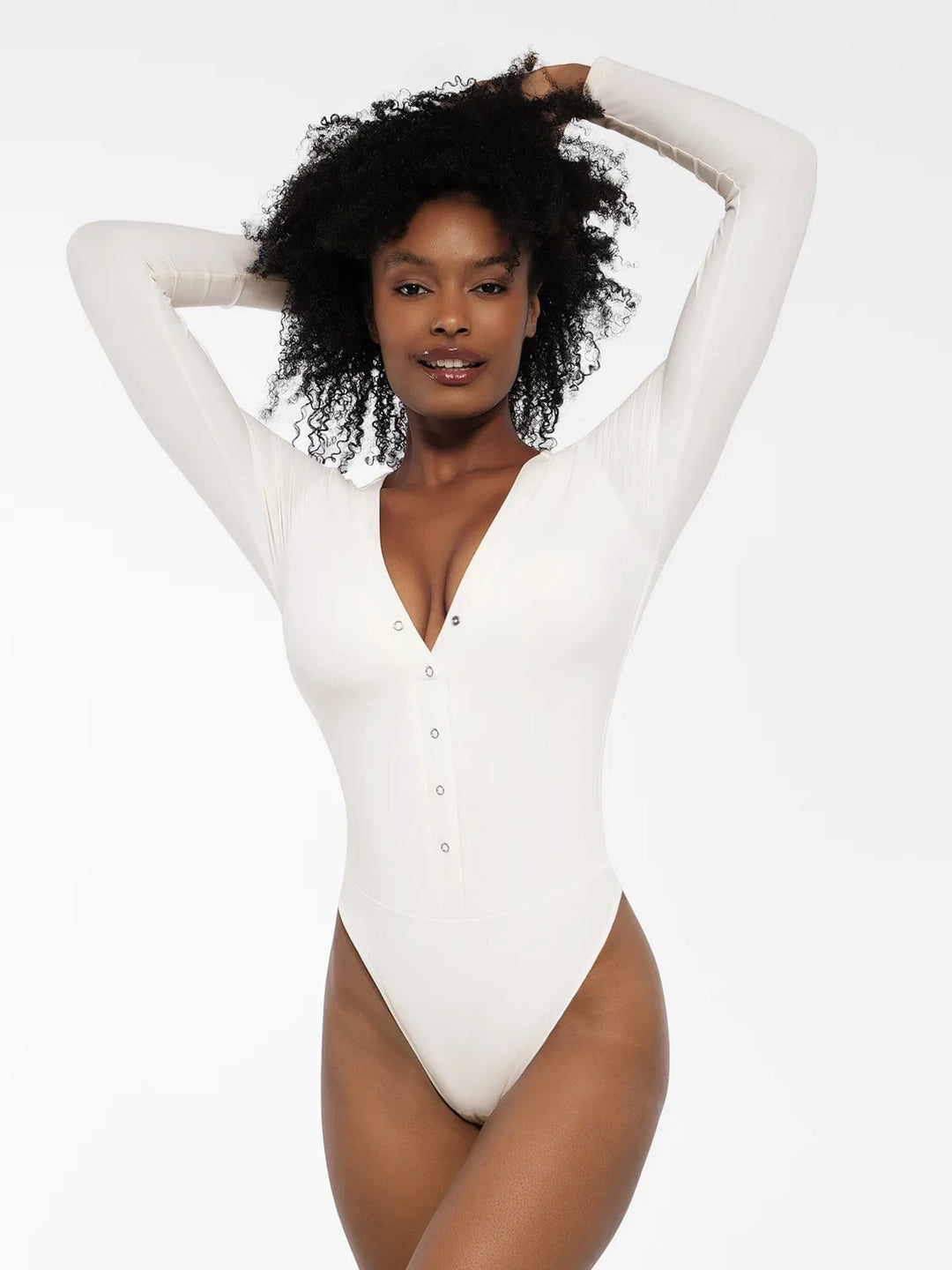 Thermal Long Sleeve Shapewear | Tummy Control Bodysuit – Popilush Thermal Long Sleeve Shapewear | Tummy Control Bodysuit – Popilush