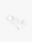 Transparent TPU adjustable bra straps with metal hooks for a discreet, durable fit.