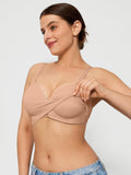 Popilush® Supportive No Underwire Bra 2-Pack ContourLift™ Seamless Wireless Shaping Push Up Bra Bundle