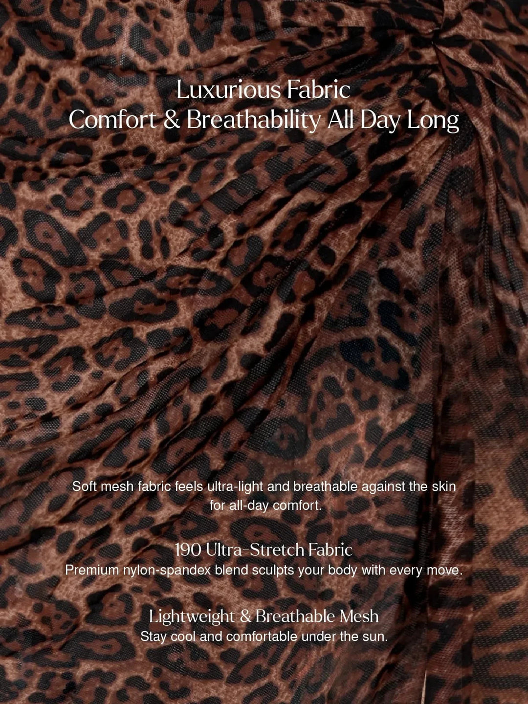 Popilush® Beach Wrap Swim Cover Up Bias Twist Mesh Sarong Coverup