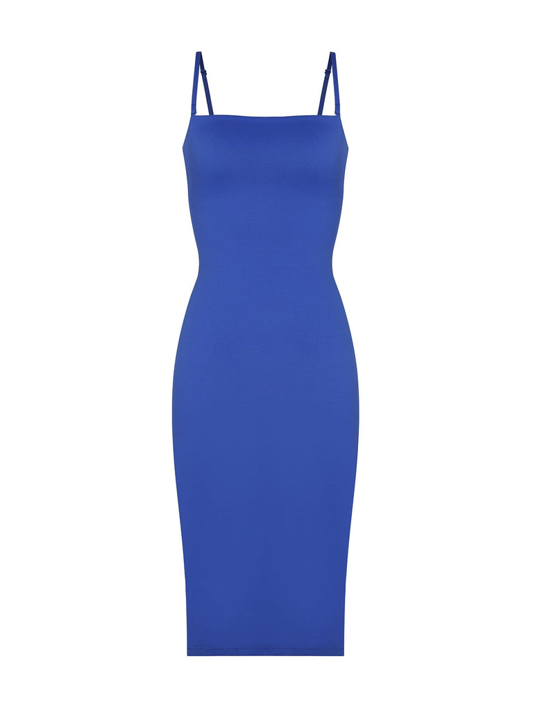 Popilush® Bluetag Built-In Shapewear Tube Maxi Dress Or Shawl