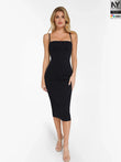 Popilush® Cooling Bodycon Summer Dress Black / S Bluetag Cooling Shapewear Slimming Midi Tube Dress
