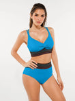 Popilush® Boho Trim High Waist Tummy Control Bikini Set