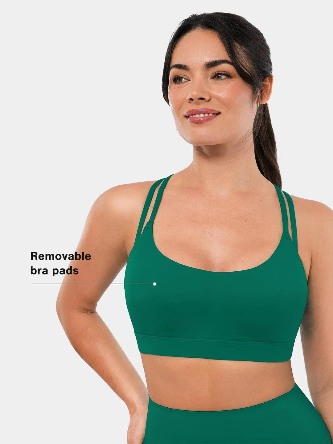 Ensemble soutien-gorge de sport vert BRXL, short sculpté et
