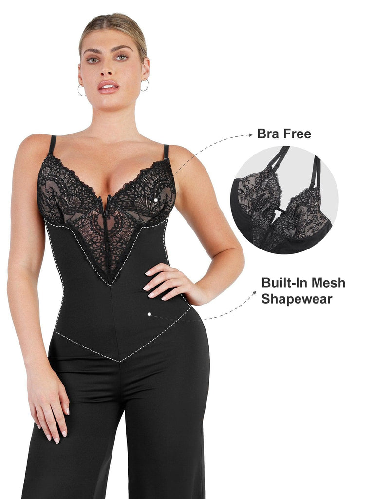 3 ways to style lace shapewear. This bodysuit is from @Pinsy Shapewear