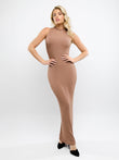 Popilush® Maxi Dress with Shapewear: Flattering Fit