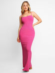 Popilush® Pink Modal Sculpting Dress - Shapewear Dress