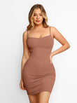 Popilush® shapewear dress, showcasing bodycon fit and style
