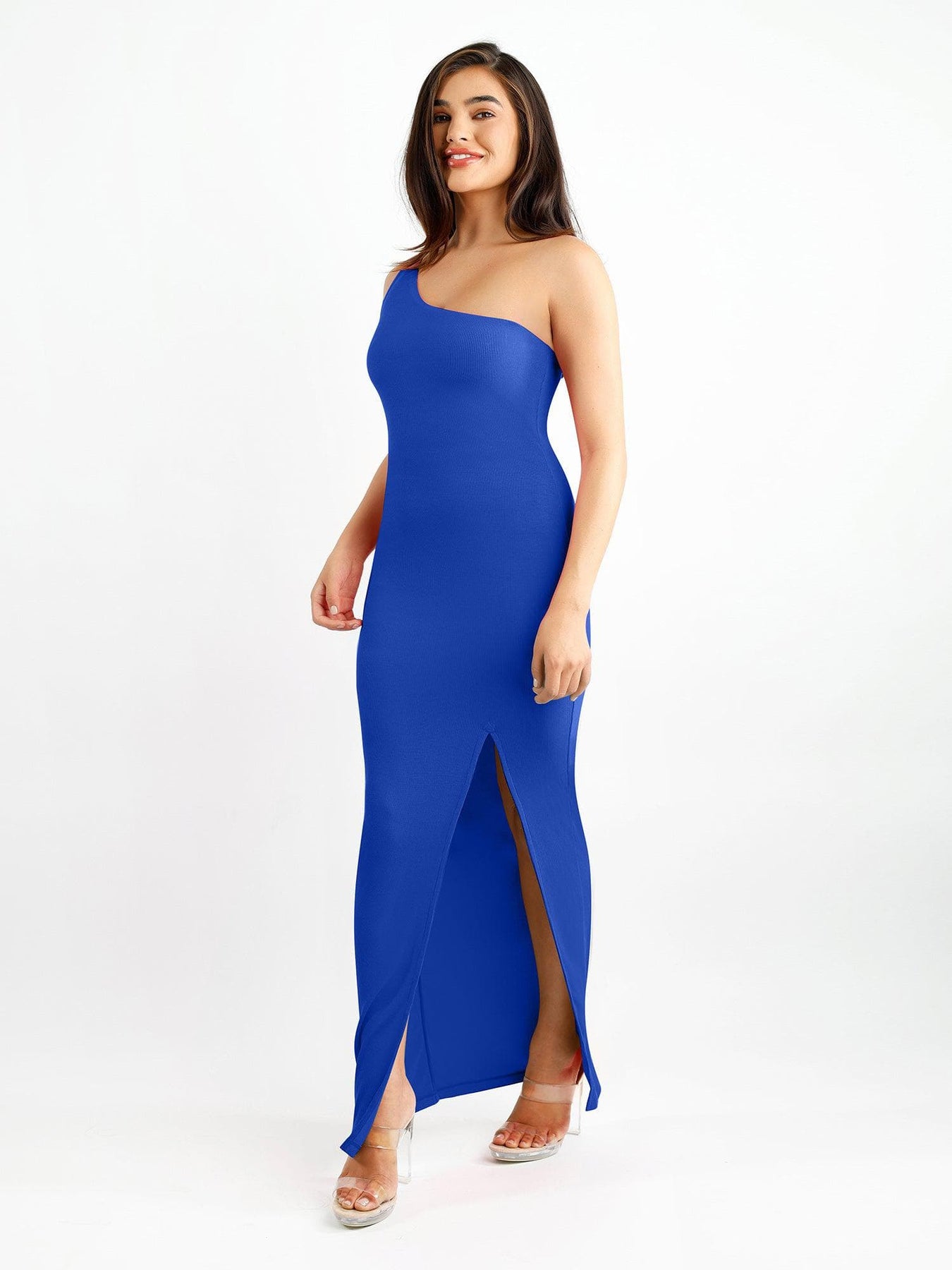 Popilush Multi-Way Shapewear Dress - Off Shoulder Bodycon Maxi Dress With Built-in Shaper Popilush Multi-Way Shapewear Dress - Off Shoulder Bodycon Maxi Dress With Built-in Shaper