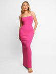 Pink Popilush® Maxi Dress - Slimming Shapewear Design