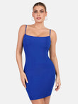 Popilush® Modal Slip Dress in Blue: Shapewear Mini Dress