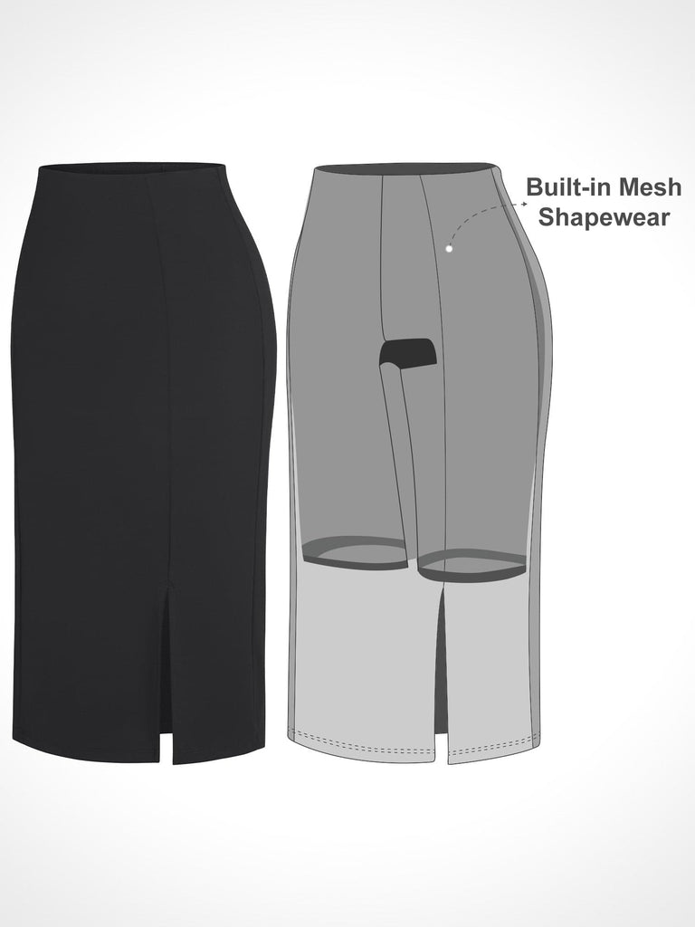 Popilush® Thong Bodysuit Or Split Midi Skirt