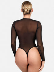 Popilush® Thong Bodysuit Or Split Midi Skirt
