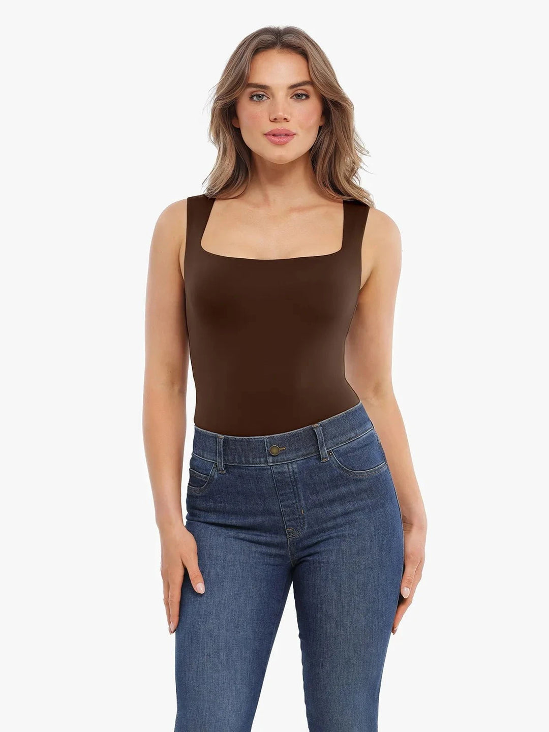 Popilush® Cloud-Touch Double-Layer Shaping Sleeveless Top