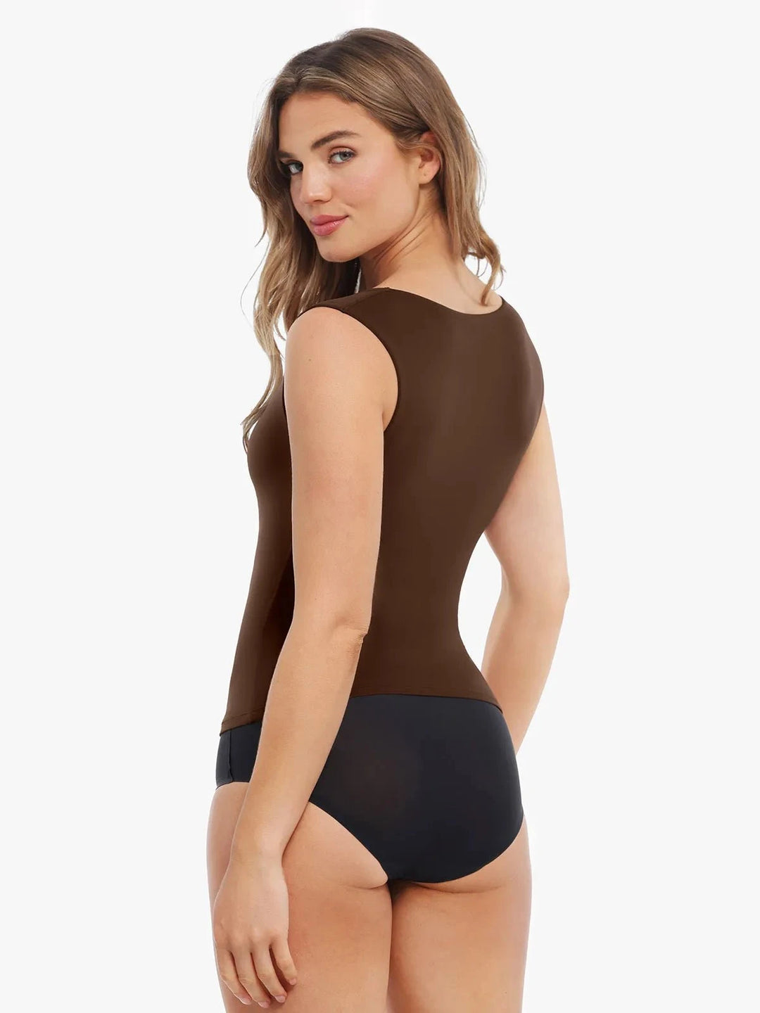 Popilush® Cloud-Touch Double-Layer Shaping Sleeveless Top