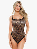 Popilush® Leopard / XS Cloud-Touch Shaping All-in-One Lace Bodysuit