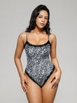 Popilush® White Leopard / XS Cloud-Touch Shaping All-in-One Lace Bodysuit
