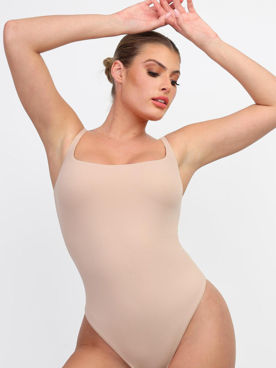 Buy Popilush Shapewear Bodysuit For Women Tummy Control Long Sleeve Thong  Bodysuit With Built In Bra Fall Outfits For Women 2023 Online at  desertcartUAE