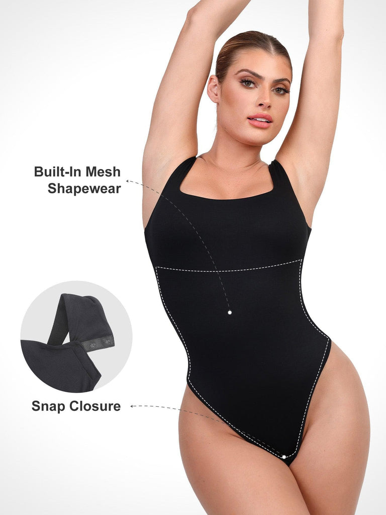 Women Backless Bodysuit Shapewear Slimming Tummy Control Body Shaper Tank  Tops