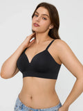 Popilush® Supportive No Underwire Bra ContourLift™ Seamless Wireless Shaping Push Up Bra