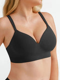 Popilush® Supportive No Underwire Bra ContourLift™ Seamless Wireless Shaping Push Up Bra