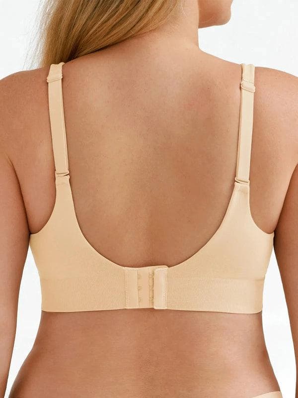 Popilush® Supportive No Underwire Bra ContourLift™ Seamless Wireless Shaping Push Up Bra