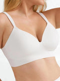 Popilush® Supportive No Underwire Bra ContourLift™ Seamless Wireless Shaping Push Up Bra