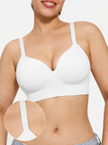 Popilush® Supportive No Underwire Bra ContourLift™ Seamless Wireless Shaping Push Up Bra