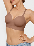 Popilush® Supportive No Underwire Bra ContourLift™ Seamless Wireless Shaping Push Up Bra