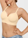 Popilush® Supportive No Underwire Bra ContourLift™ Seamless Wireless Shaping Push Up Bra
