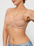 Popilush® Supportive No Underwire Bra ContourLift™ Seamless Wireless Shaping Push Up Bra