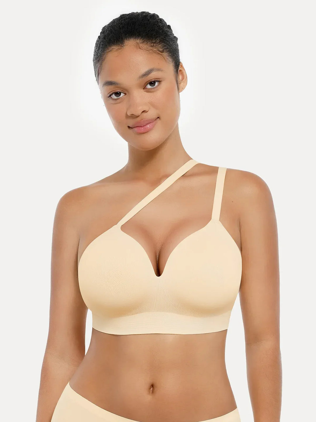 Popilush® Supportive No Underwire Bra ContourLift™ Seamless Wireless Shaping Push Up Bra