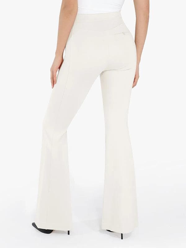 Popilush® Day To Night Set Square Neck Tank Bodysuit Built-in Shapewear Pants