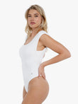 Popilush® Daytime Top / White / XS Day To Night Set Tummy Control Bodysuit Built-in Shapewear Pants