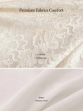 Popilush® Deep V Ruffle Lace Long Sleeve Shaping Dress