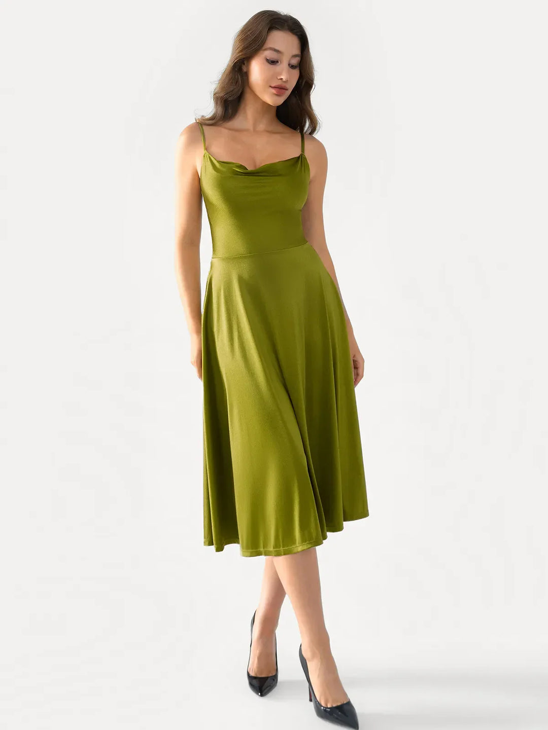 olive and ivy cowl midi dress Amazon.com: Petal & Pup Diani Dress